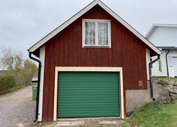 För liten öppning till garaget