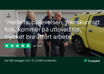 Ett högt betyg, ett starkt förtroende
