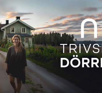 HUS Kvinna SEKELSKIFTE Gront KVALL Fix Bred Mlogo 40Cm